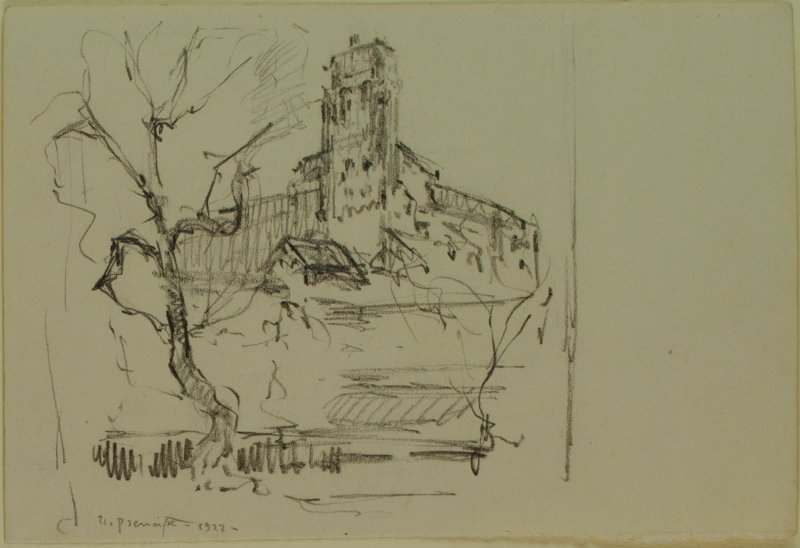 1922 - Campanile della chiesa di San Francesco a Orvieto